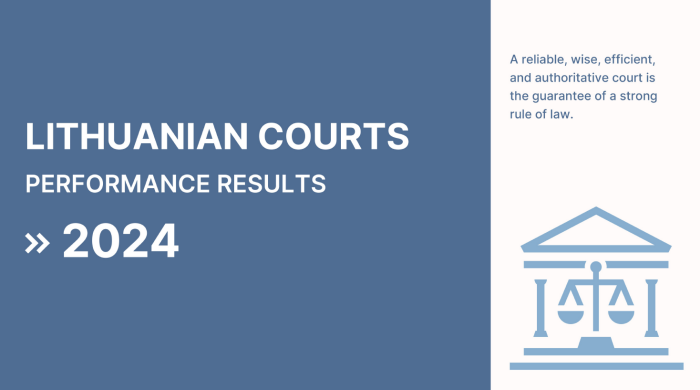 2024 Report on the Activities of Lithuanian Courts: Focus on System Personnel, Service Recipients, and the Quality of Justice Administration